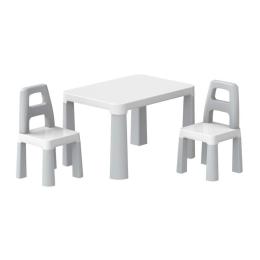 Дитячий стіл із двома стільцями Технок 0150TXK Light Gray