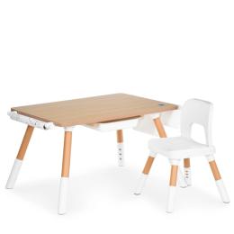 Столик зі стільцем Bambi M 6319-13 Brown 2 кошики для дрібниць