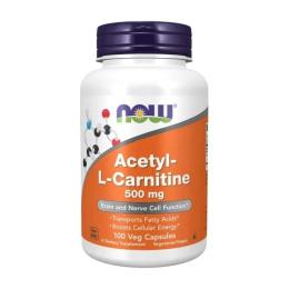 Жироспалювачі Now Foods Acetyl L-Carnitine 500mg - 100 vcaps