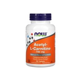 Жироспалювачі Now Foods Acetyl L-Carnitine 750mg - 90 tabs