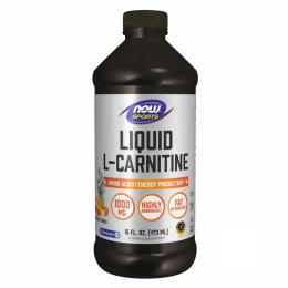 Жироспалювачі Now Foods Carnitine Liquid 1000mg - 473ml Tropical Punch