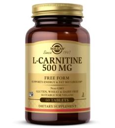 Жироспалювачі Solgar L-Carnitine 500mg - 60 tabs