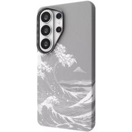 Чохол-накладка Proove Gleam Case with Magnetic Ring Samsung Galaxy S26 Ultra White Waves