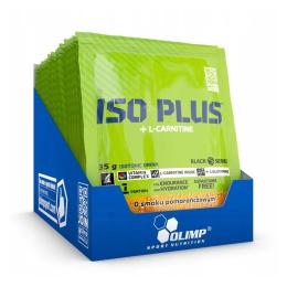 Передтренувальний комплекс OLIMP Iso Plus + L-Carnitine (35 g, lemon) (20346-02)