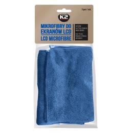 Мікрофібра K2 LCD Microfibre для дисплеїв та екранів мікрофібра 15 см х 15 см 5 шт (К711)