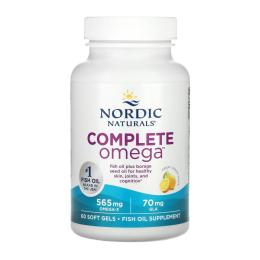 Рибячий жир та омега Nordic Naturals Complete Omega - 60 softgels (2023-10-5950)