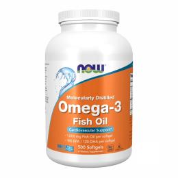 Рибячий жир та омега Now Foods Omega 3 1000mg - 500 Sgels (100-27-6508950-20)