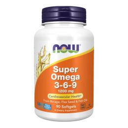 Рибячий жир та омега Now Foods Super Omega 3-6-9 1200 mg - 90 sgels (2022-10-0068)
