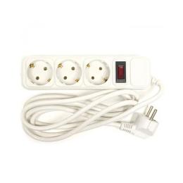 Мережевий фільтр PowerPlant PPSA10M18S3 White 220V, 1, 8м, 3 розетки