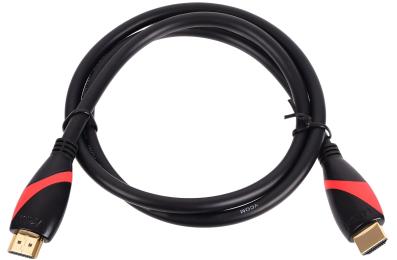 Відео-кабель VCOM (CG525-R-1.0) HDMI (тато)  -  HDMI (тато) v1.4, 1м Black