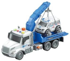 Іграшкова техніка CARS S Евакуатор блакитний 1: 14 (рухомі частини, інерція, звук, світло, вихлоп)