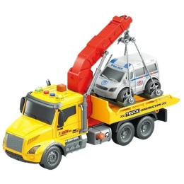 Іграшкова техніка CARS S Евакуатор жовтий 1: 14 (рухомі частини, інерція, звук, світло, вихлоп)