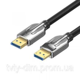 Відео-кабель Vention DisplayPort (тато)  -  DisplayPort (тато), 2 м, v2.1 Black (HGABH)