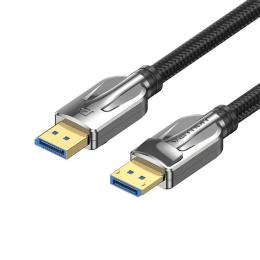 Відео-кабель Vention DisplayPort (тато)  -  DisplayPort (тато), 3 м, v2.1 Black (HGABI)