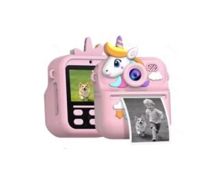 Камера миттєвого друку Infinity Unicorn 5 Pink чохол + 2 рулона бумаги