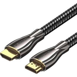 Відео-кабель Vention HDMI (тато)  -  HDMI (тато) V 2.0, 2 м Black (ALMBH)