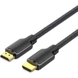 Відео-кабель Vention HDMI (тато)  -  HDMI (тато), 10 м, V2.0 braided Black (ALLBL)