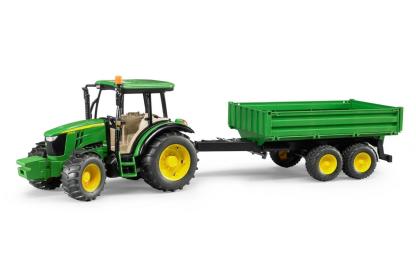Іграшкова техніка Bruder Трактор John Deere з причіпом 1: 16 (02108)