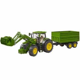 Іграшкова техніка Bruder Трактор John Deere з причепом 1: 16 (03155)