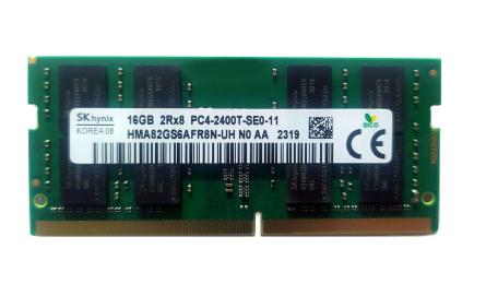 Оперативна память SK hynix 16GB SO-DIMM DDR4 2400 MHz (HMA82GS6AFRN8N-UH)