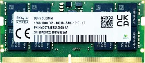 Оперативна память SK hynix 16GB SO-DIMM DDR5 4800 MHz (HMCG78AEBSA092N)