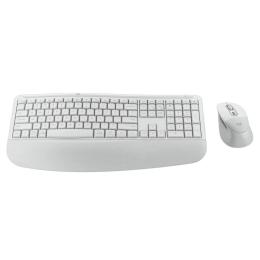 Комплект клавіатура та миша Logitech Signature Comfort Plus MK880 Off White (920-014033)