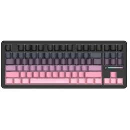 Клавіатура Attack Shark M87 Pro V2 RGB Linear White Jade Switch Wireless Gradient Pink (AS-6972792470467-B)