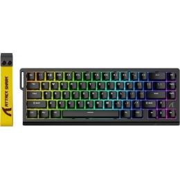 Клавіатура Attack Shark X68 RGB HE Magnetic Linear Switches Black (AS-6972792471044-B-UA)
