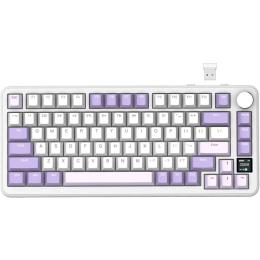 Клавіатура Attack Shark X85 Pro RGB Linear Blueberry Switches Wireless Lavender (AS-6972792471105-L)