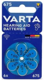Батарейка Varta 675 PR44 BL 6 шт для слухових апаратів