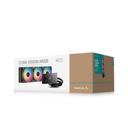 Кулер для ПК Deepcool LT360 Vision ARGB Black (R-LT360VISION-BKAMMC-G-1)