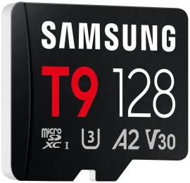 Карта памяті Samsung MICRO SDXC T9 128GB, U3, V30, A2 до 200 Мб/с Black (MB-MH128T/WW)