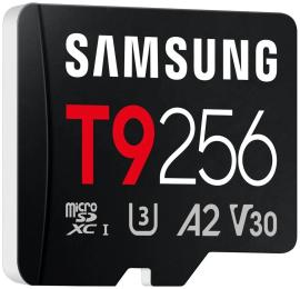 Карта памяті Samsung MICRO SDXC T9 256GB, U3, V30, A2 до 200 Мб/с Black (MB-MH256T/WW)