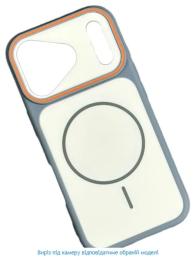 Чохол-накладка Infinity Eco-friendly 2in1 MagSafe для Apple iPhone 17 Pro Max Gray White