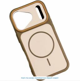 Чохол-накладка Infinity Eco-friendly 2in1 MagSafe для Apple iPhone 17 Pro Beige