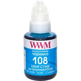 Чорнило для принтера WWM Epson L8050/L18050 140г KeyLock Light Cyan (E108LC)