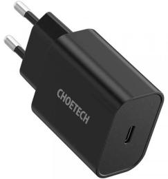 Адаптер живлення для телефона Choetech PowiX USB-C PD 20W Black (Q5004-EU-BK)