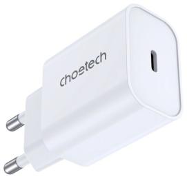 Адаптер живлення для телефона Choetech PowiX USB-C PD 30W Mini Wall Charger White (PD3041-EU-WH)