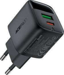 Адаптер живлення для телефона Acefast A116 35W GaN Black (6974316284468)