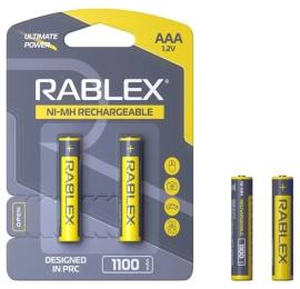 Акумулятор Rablex AAA R03 1100mAh 2 шт (75430)
