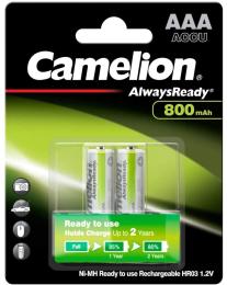 Акумулятор Camelion AА 800mAh Ni-MH Always Ready HR6 BP2 (NH-AA800ARBP2)