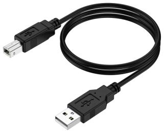 Дата-кабель Choetech CableOne Printer Cable USB-A to USB-B 480Mbps 3m Black (AB0060-3M-BK)