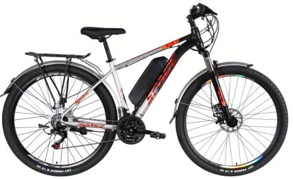 Велосипед SPACE з електроприводом 29 AL ePHAETON DD FR рама-18 36 B 13 А * г 500 Вт 2026 Gray Silver (ELB-SP-29-003)