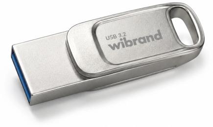 Флеш память Wibrand USB 3.2 Gen 1 Type-C Bee 128Gb Silver (WI3.2TC/BE128TC039S)