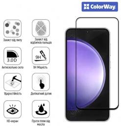 Захисне скло ColorWay 9H FC glue для Samsung Galaxy A37 Black (CW-GSFGSGA376-BK)