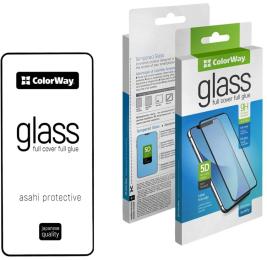 Захисне скло ColorWay 9H FC glue для Xiaomi 17T Pro Black (CW-GSFGX17TP-BK)