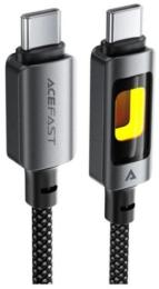 Дата-кабель Acefast C21-03 Black USB 2.0Type-C M-M,1.2 м60W (6974316284666)