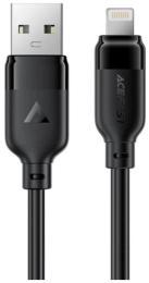 Дата-кабель Acefast C16-06 Black USB to iP, 2.4A, 2m (6974316286271)