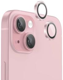 Захисне скло для камери Fibra Protective Lens для Apple iPhone 15/15 Plus Pink (009971-05)