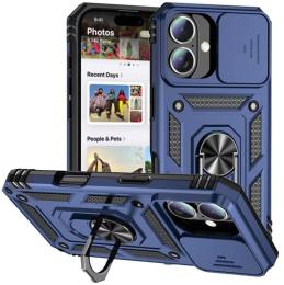 Чохол-накладка Ummi Camshield Serge Ring для Apple iPhone 16 (6.1) Navy (00000085079_6)